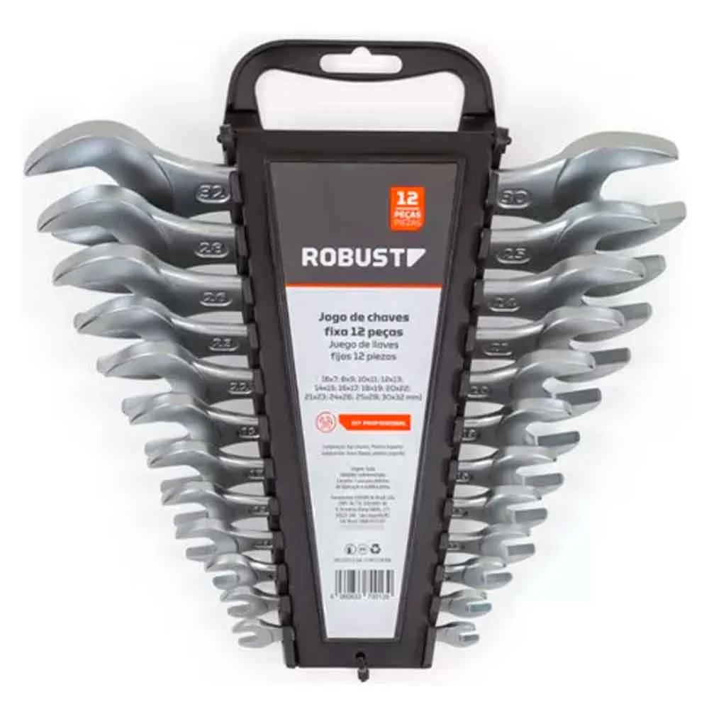 Jogo Fixa Robust 06 A 32mm 12 Peças 3370013 